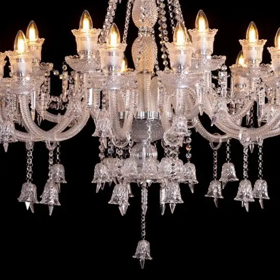 Victorian Crystal Chandelier - Majestic 230cm Statement Piece | 18-Light Luxury Lighting - Image 13