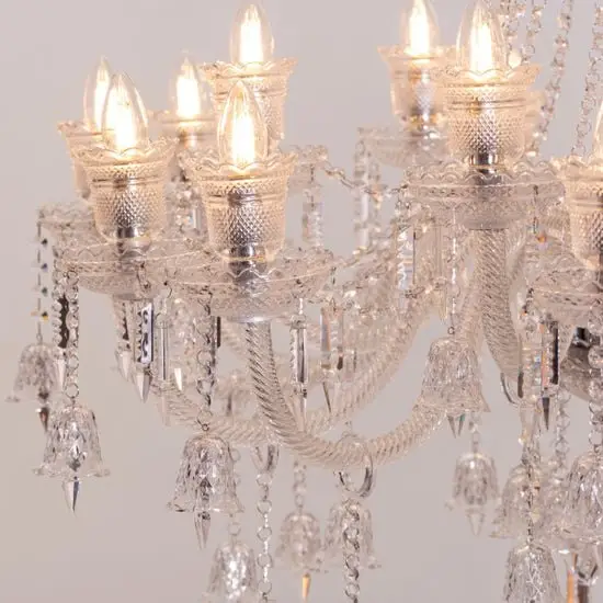 Victorian Crystal Chandelier - Majestic 230cm Statement Piece | 18-Light Luxury Lighting - Image 3