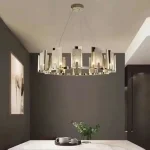 Laura Luxury Chandelier With Small Marble plates - Image 5