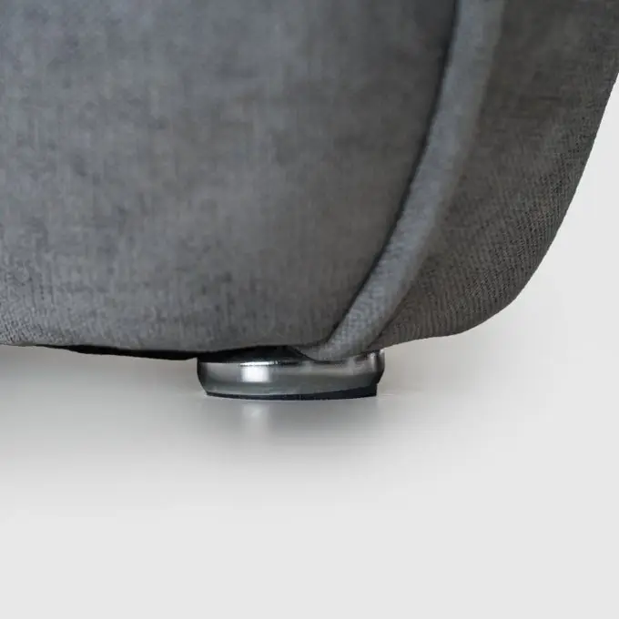 RDS Max Luxe Two-Tone Grey Polyester 3-seater Sofa - Image 8