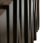 Oriel TV Unit | Modern TV Cabinet Marble Slate Stainless Steel Base - Image 6