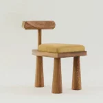 Sarah Dining Chair - Mid-Century Elegance in Velvet - Image 4