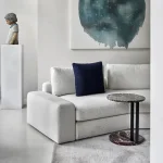 Spazio Gold & White Marble Side Table - Luxe Accent Perfection - Image 8