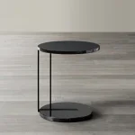Spazio Gold & White Marble Side Table - Luxe Accent Perfection - Image 5