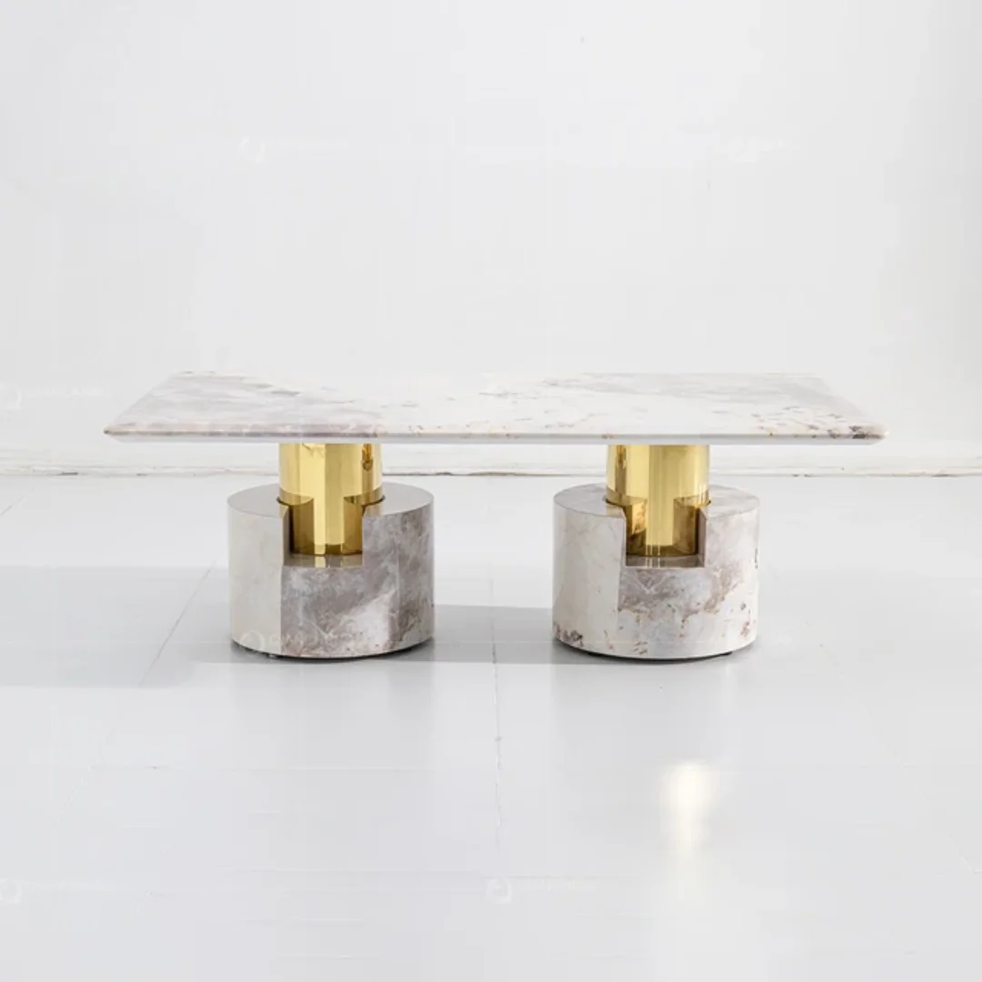 Modern Marble Dining Table Elegant Dining Table - Image 4