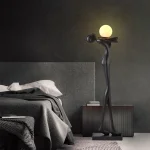 Yushi Modern Hotel Lobby humanoid Art Nordic Human Statue floor lamp