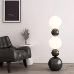 Shadow balls Modern Decorative Dropdown Unique Design Tall Floor Lamp - Image 2