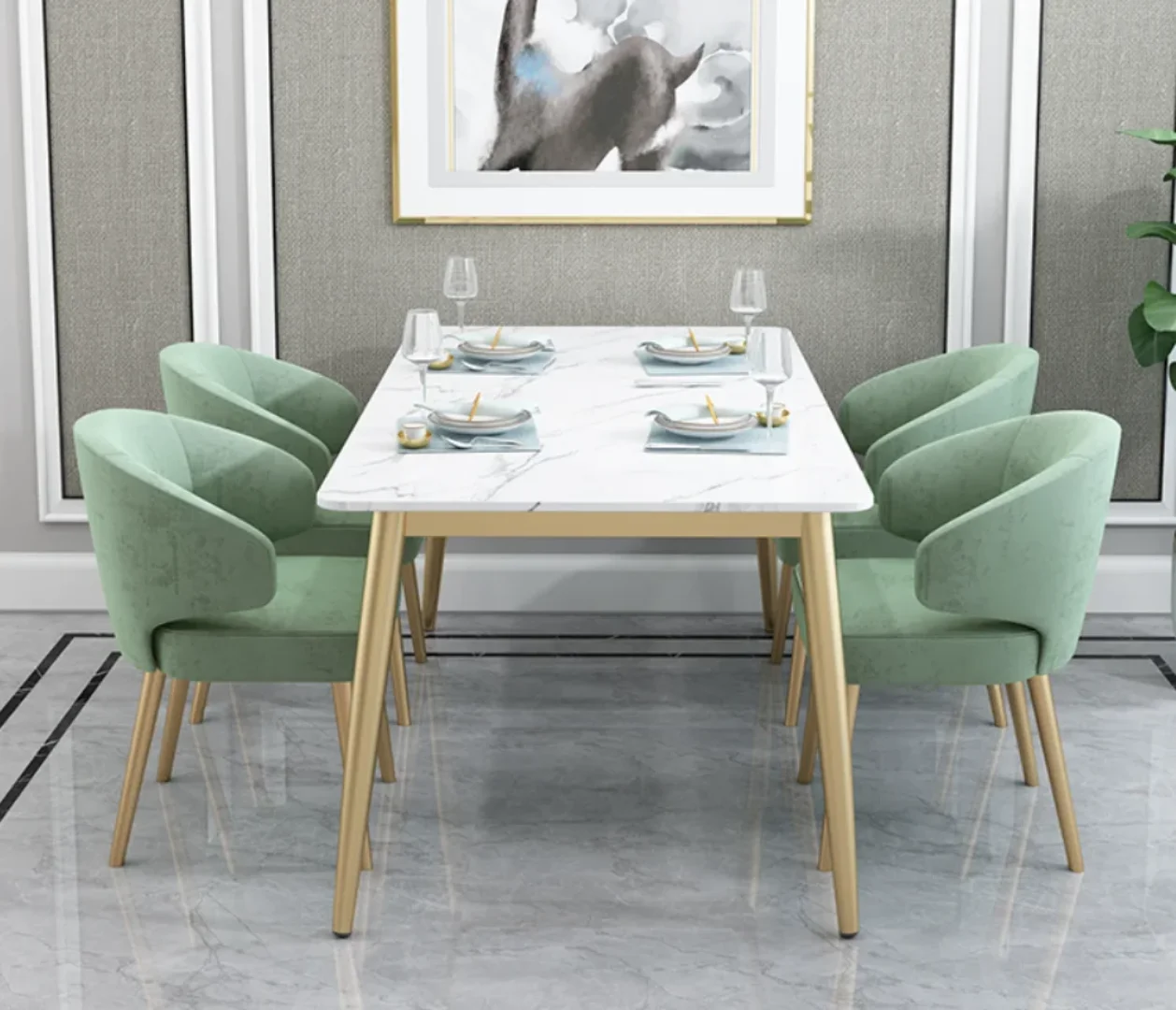 Eucalyptus European Design Dining Chair - Image 6