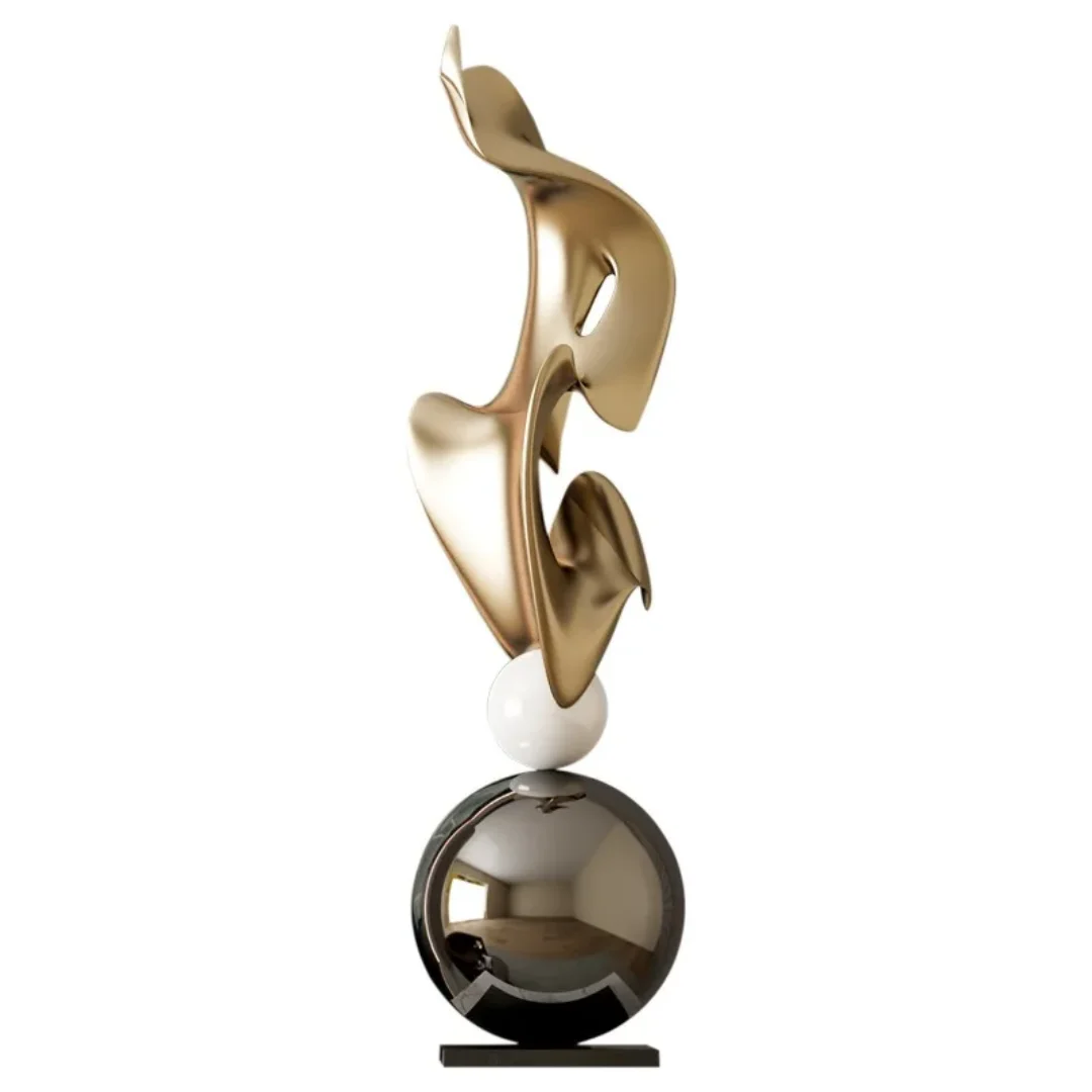 Eleanor Figurine Contemporary Stainless Art Decor - Image 2