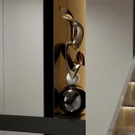 Eleanor Figurine Contemporary Stainless Art Decor - Image 4
