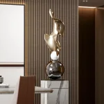 Eleanor Figurine Contemporary Stainless Art Decor