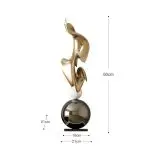Eleanor Figurine Contemporary Stainless Art Decor - Image 6