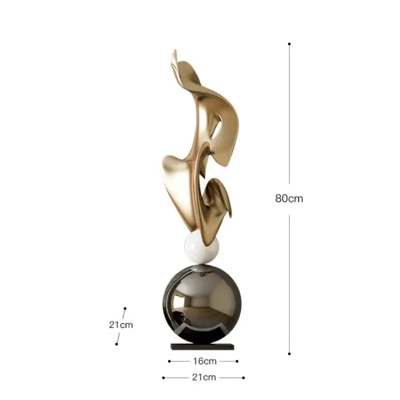Eleanor Figurine Contemporary Stainless Art Decor - Image 6