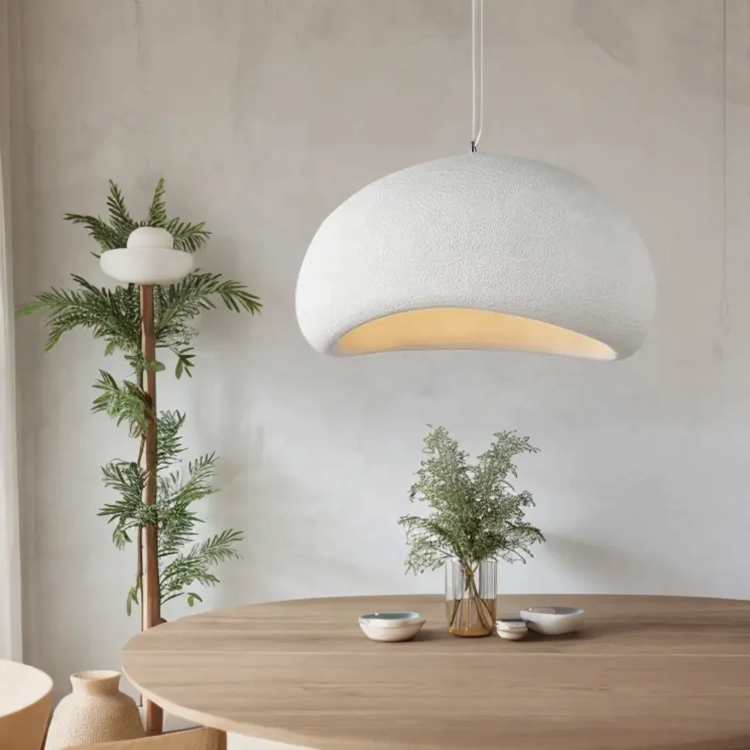 White Dome Pendant Light ClusterMulti-Light Chandelier (Set of 4) - Image 5