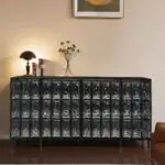 Gracia Sideboard | Modern Art Glass Cabinet - Image 2