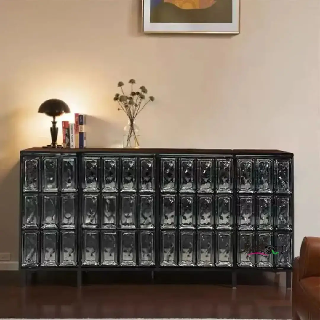 Gracia Sideboard | Modern Art Glass Cabinet - Image 2