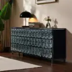 Gracia Sideboard | Modern Art Glass Cabinet - Image 5