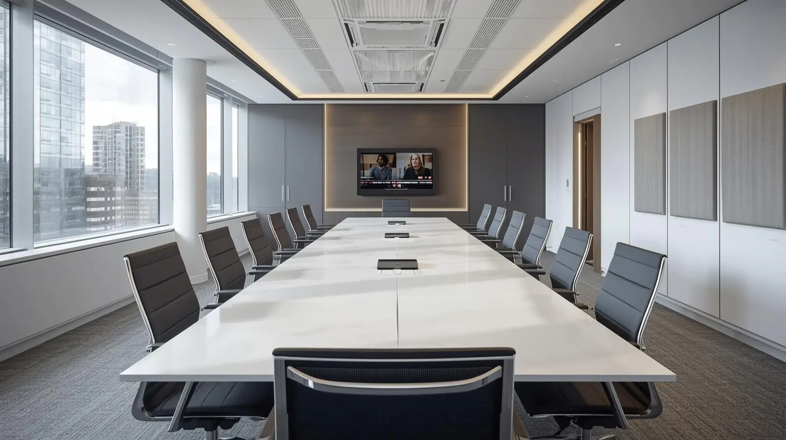 Bulk furnished conference room for a corporate client