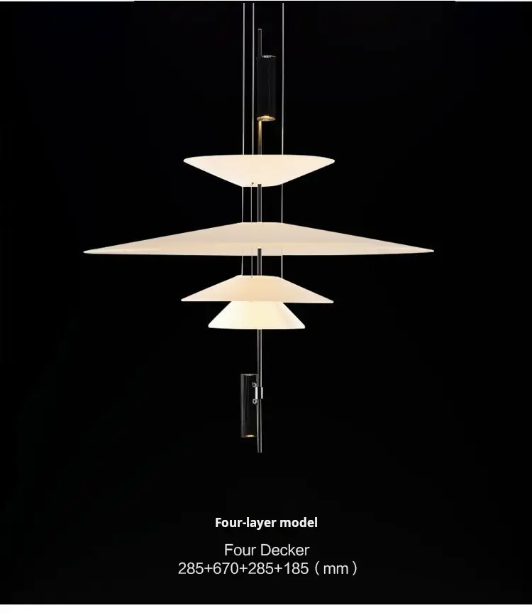 Aveldrof Ceiling Pendant Lamp 4-layer - Image 7