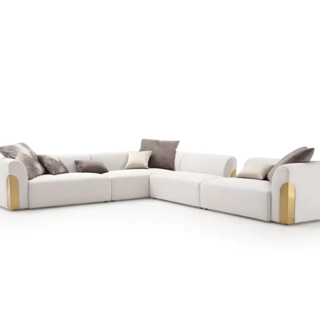 Casablanca Velvet 7-seater Sofa - Image 5