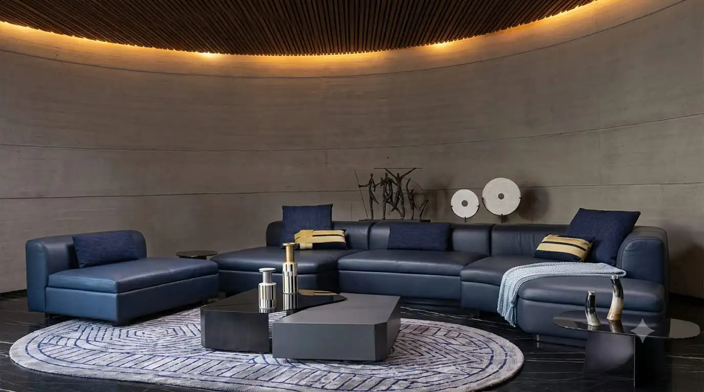 Soft layered Scandinavian lighting design