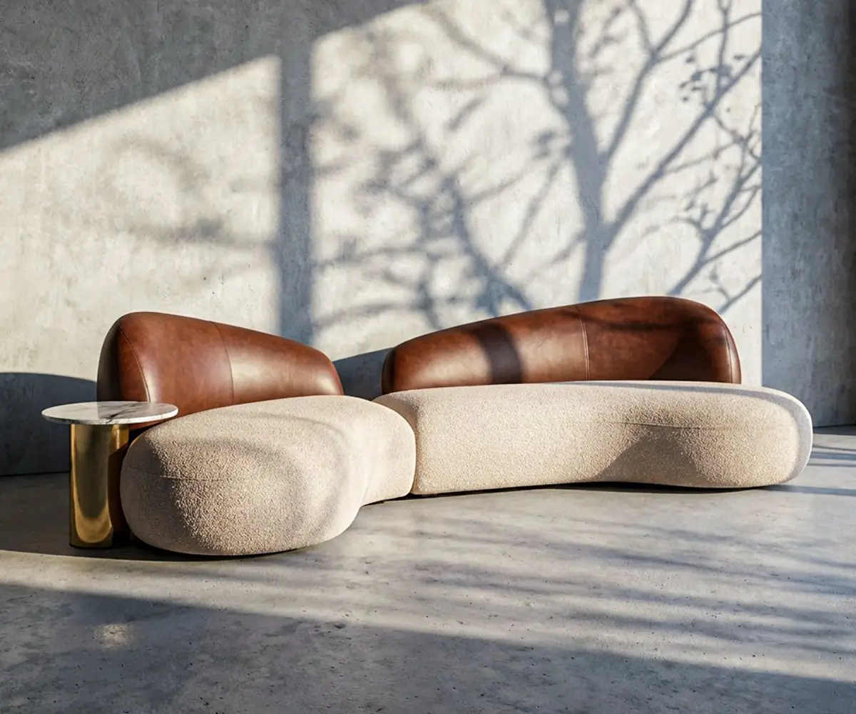 2026/09/1000557498.jpg Stockholm Brown Polyester 3-seater Sofa - Image 1