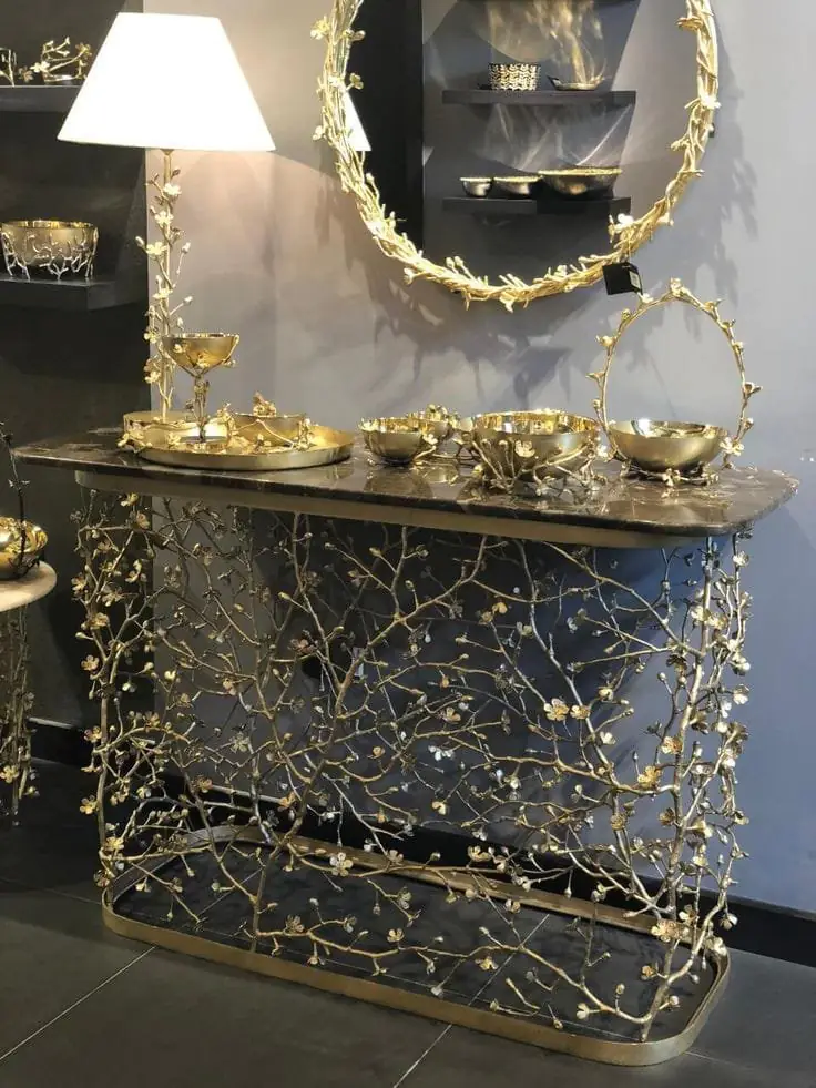 Mirror and Console Entrance Wall - Image 2
