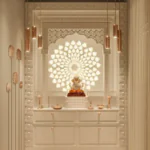 Floor-to-Ceiling Mandir Unit