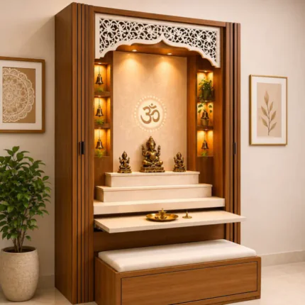 Arched Mandir Alcove