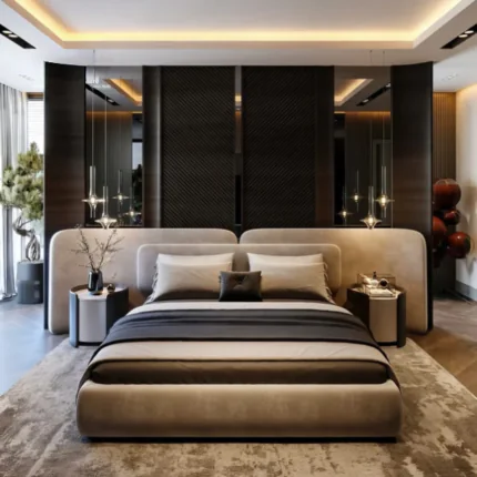 Wainscot Bed Back Wall