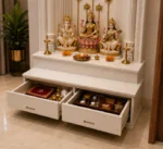 Marble Inlay Mandir Wall - Image 2