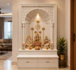 Marble Inlay Mandir Wall