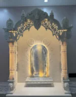 Backlit Jaali Mandir Panel - Image 3