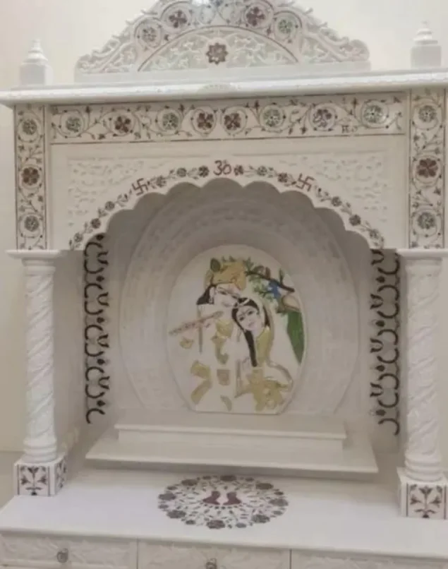 Backlit Jaali Mandir Panel - Image 4