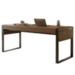 Slatted Acoustic Study Wall, study desk and chair - Image 4