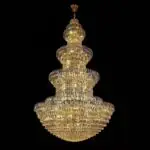 Grand Tiered Crystal Chandelier, 1500 × 2400 mm