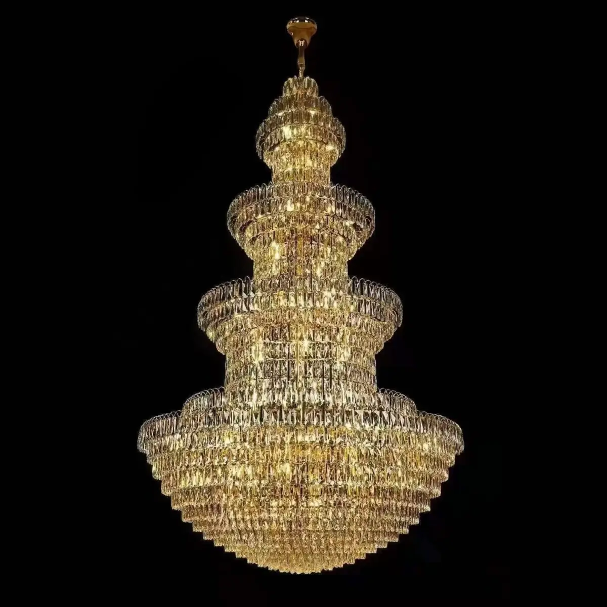 al-3321-1500-p2 Grand Tiered Crystal Chandelier, 1500 × 2400 mm | Crosby