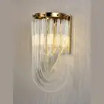 Curved Glass Wall Light, 1 Light | Crosby