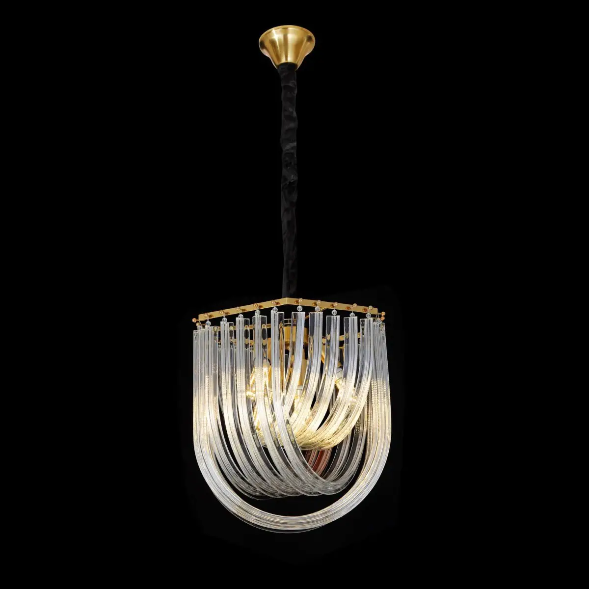 Curved Glass Pendant, 400 and 600 mm - view 2