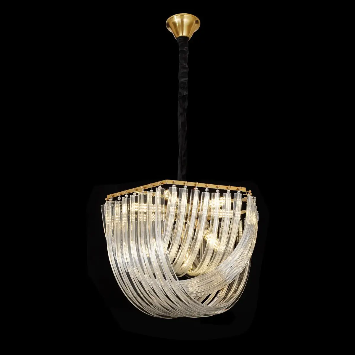 Curved Glass Pendant, 400 and 600 mm - view 3