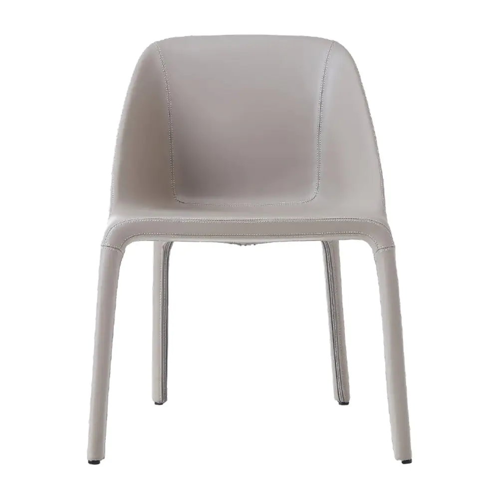 Morel Upholstered Dining Chair Morel Upholstered Dining Chair - seamless stone upholstery that wraps down to the legs