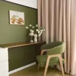Art and Desk Feature Wall by Crosby