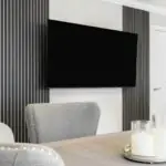 Floating TV Unit with Back Panel by Crosby